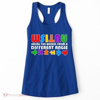 Colorful - Autism Awareness - Seeing The World From A Different Angle Women's Tank Top