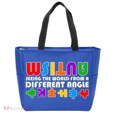 Colorful - Autism Awareness - Seeing The World From A Different Angle Tote Bag