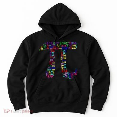 Colorful 3.14 Pi Day Mash-Up Hoodie