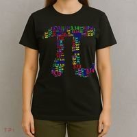 Colorful 3.14 Pi Day Mash-Up T-Shirt thumb 4