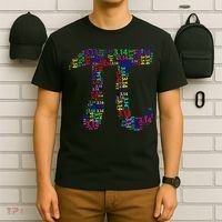 Colorful 3.14 Pi Day Mash-Up T-Shirt thumb 6