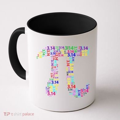 Colorful 3.14 Pi Day Mash-Up Coffee Mug
