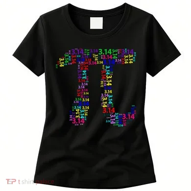 Colorful 3.14 Pi Day Mash-Up Women's T-Shirt