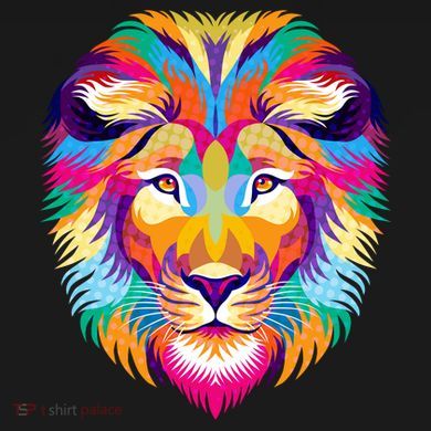 Colorful Abstract Lion Bucket Hat