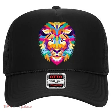Colorful Abstract Lion Hat