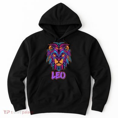 Colorful Abstract Lion Leo Zodiac Hoodie