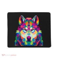 Colorful Abstract Wolf Mousepad thumb 0
