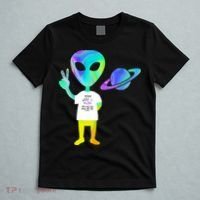 Colorful Alien Storm Area 51 Funny T-Shirt thumb 5