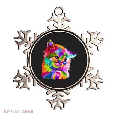 Colorful Atyle Cat Head Pop  Ornament