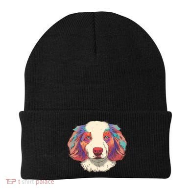Colorful Australian Shepherd Beanie