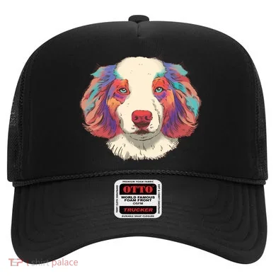 Colorful Australian Shepherd Hat