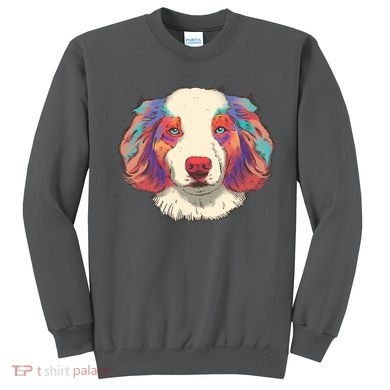 Colorful Australian Shepherd Sweatshirt