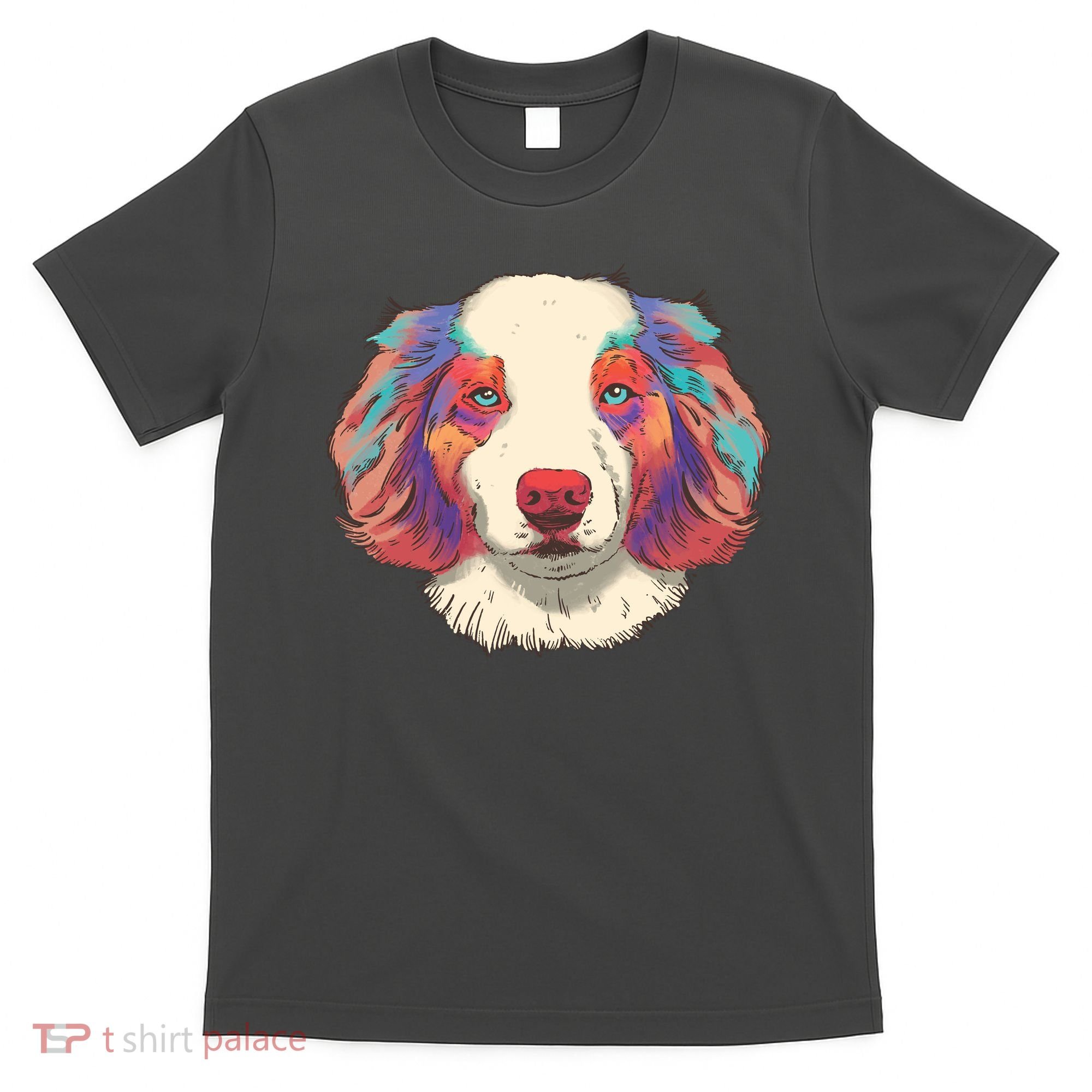 Colorful Australian Shepherd T-Shirt