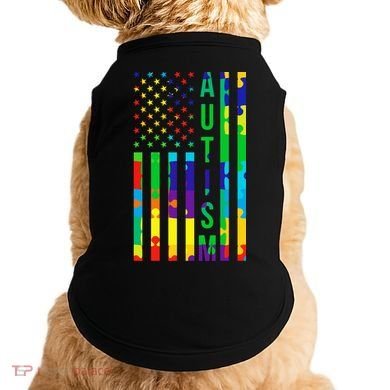 Colorful Autism Puzzle Flag Doggie Tank