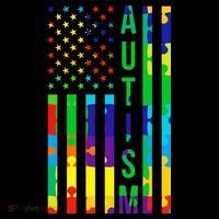 Colorful Autism Puzzle Flag T-Shirt thumb 7