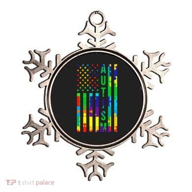 Colorful Autism Puzzle Flag Ornament