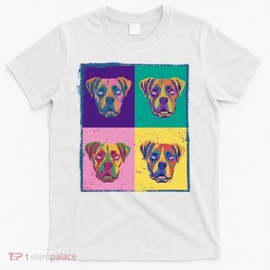 Colorful Boxer Dogs T-Shirt