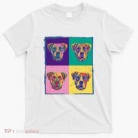 Colorful Boxer Dogs T-Shirt thumb 0