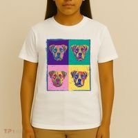 Colorful Boxer Dogs T-Shirt thumb 4
