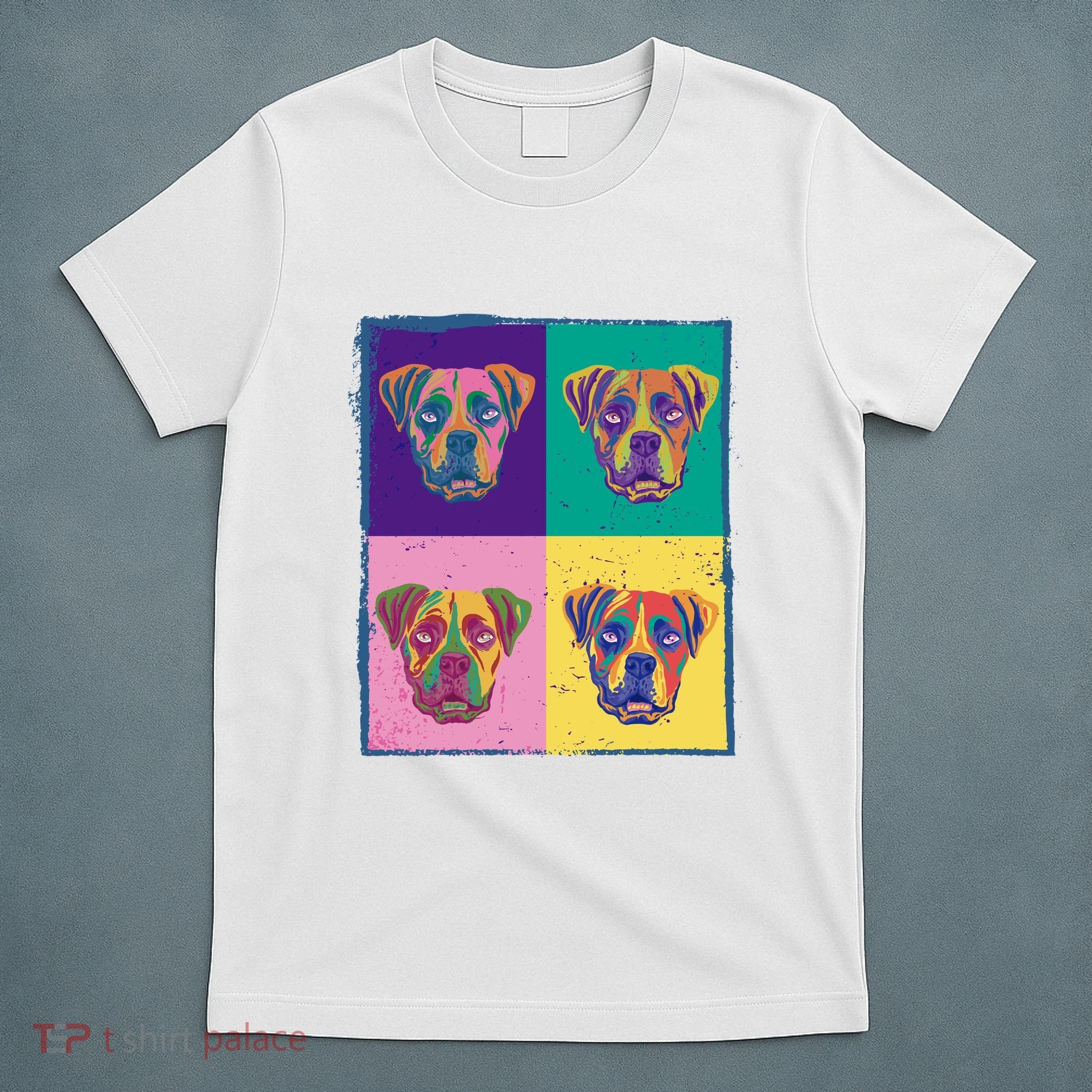 Colorful Boxer Dogs T-Shirt