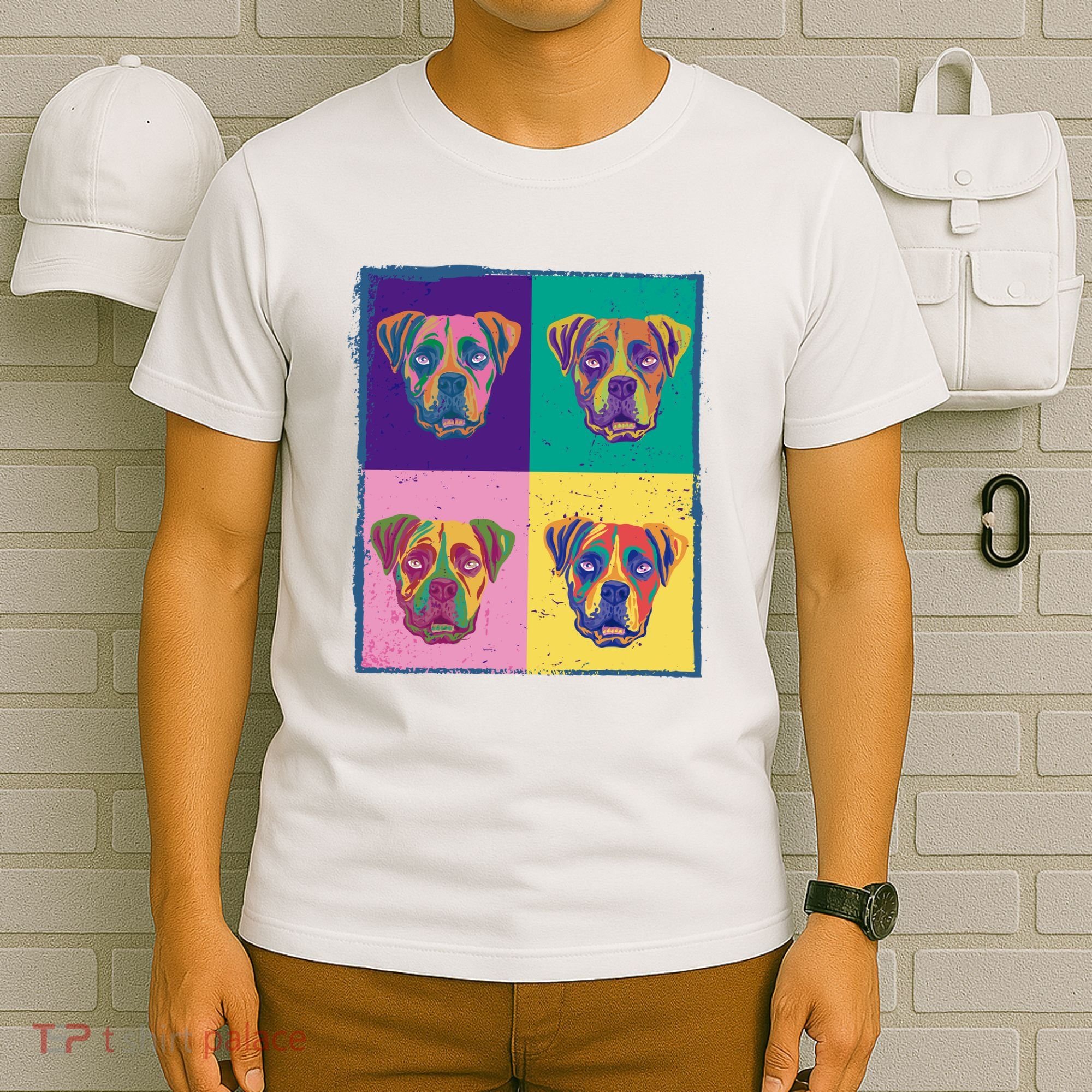 Colorful Boxer Dogs T-Shirt