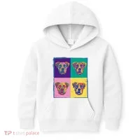 Colorful Boxer Dogs Kids Hoodie thumb 0