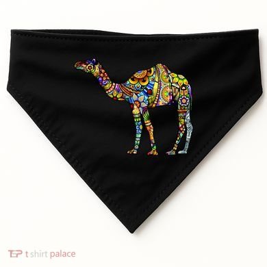 Colorful Camel USA-Made Doggie Bandana