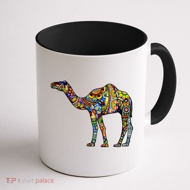 Colorful Camel Coffee Mug back