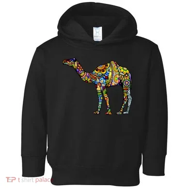 Colorful Camel Toddler Hoodie