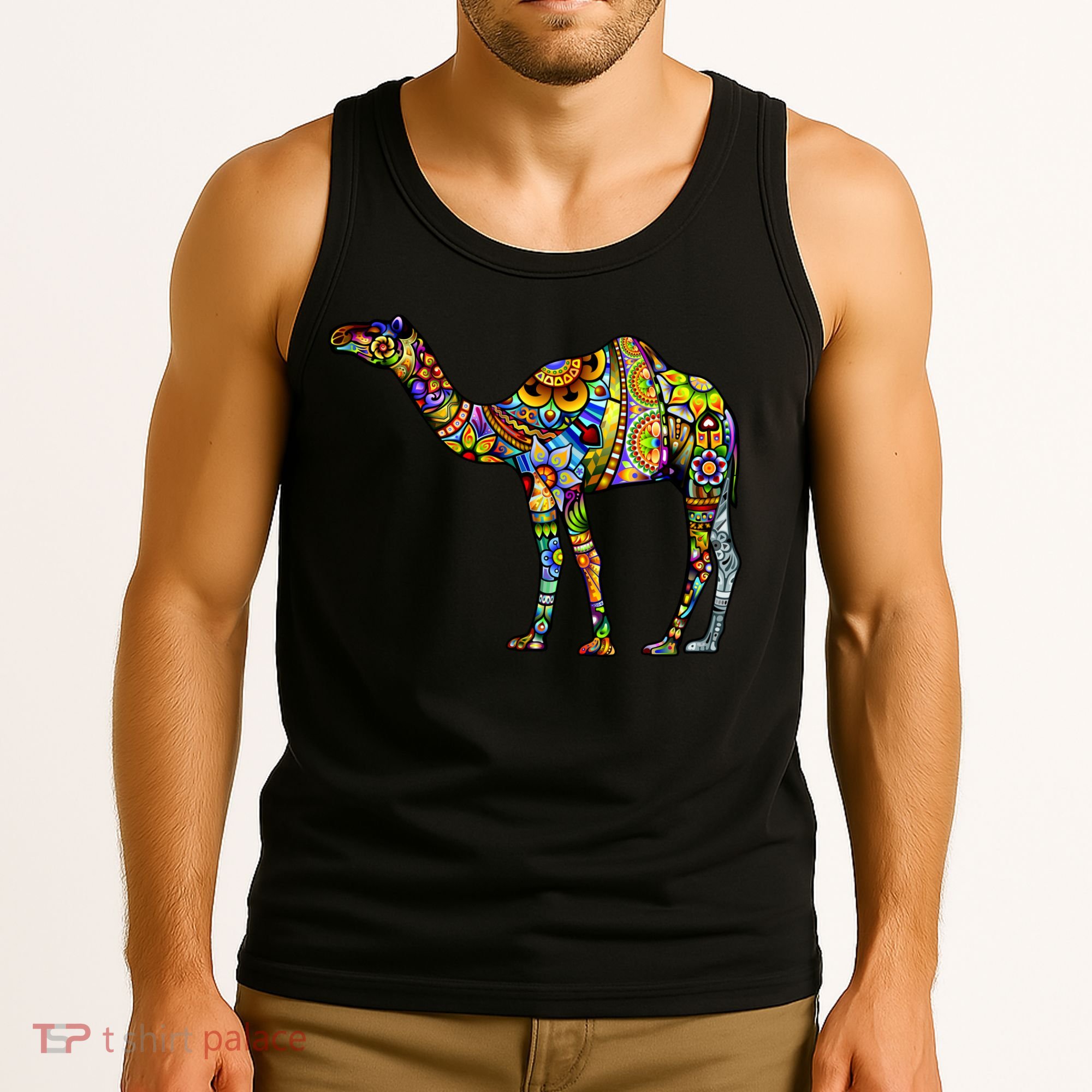 Colorful Camel Tank Top