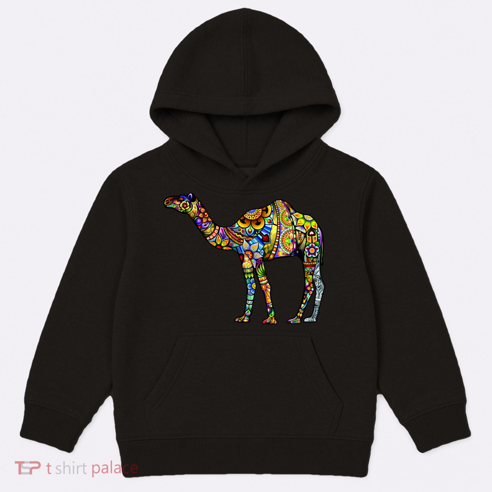 Colorful Camel Kids Hoodie