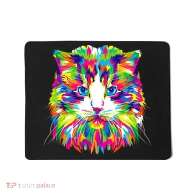 Colorful Cat Pattern Mousepad