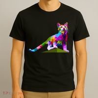 Colorful Curious Kitten T-Shirt thumb 3