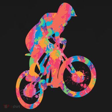 Colorful Cyclist Tie Dye Hoodie