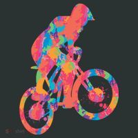 Colorful Cyclist T-Shirt thumb 7
