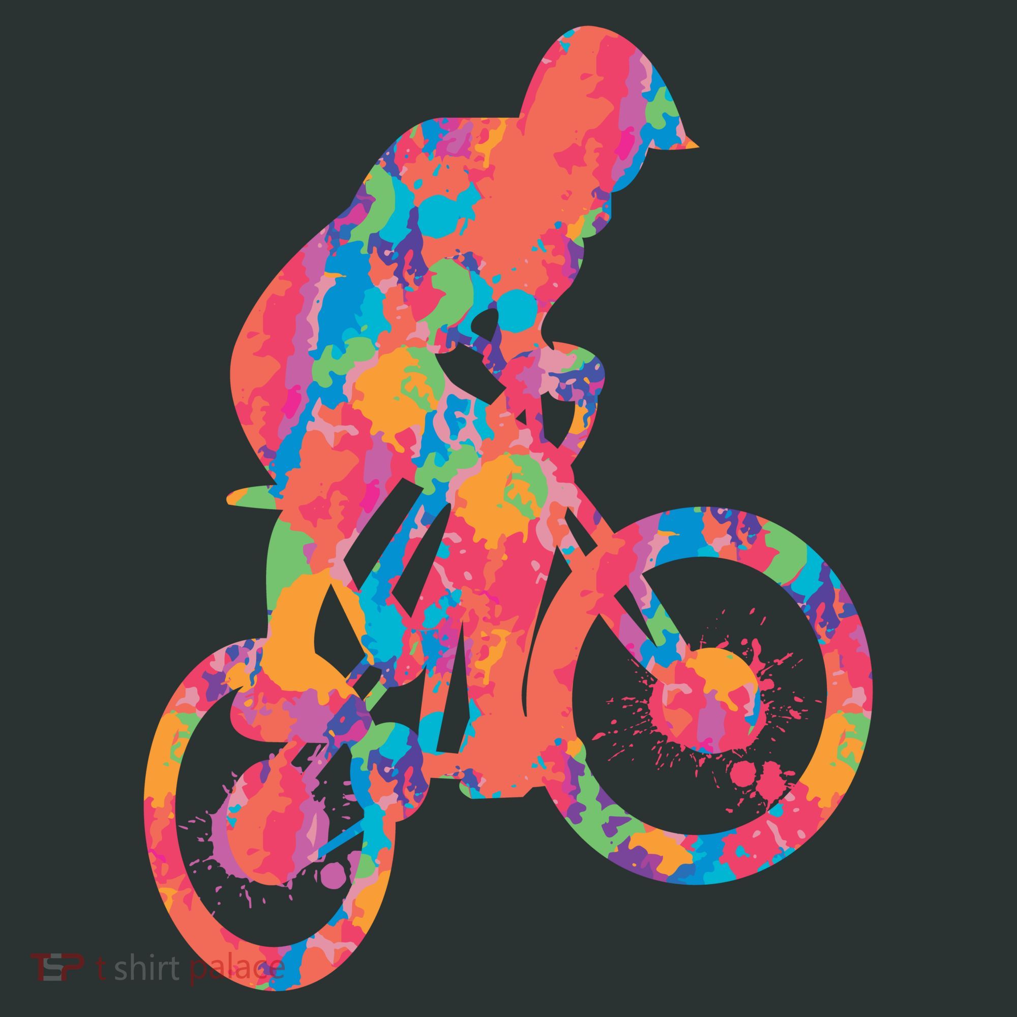 Colorful Cyclist T-Shirt