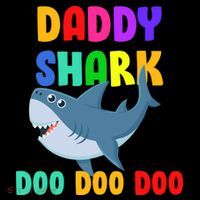 Colorful Daddy Shark Doo Doo Doo T-Shirt thumb 7