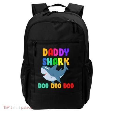 Colorful Daddy Shark Doo Doo Doo Backpack