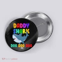 Colorful Daddy Shark Doo Doo Doo Button thumb 0
