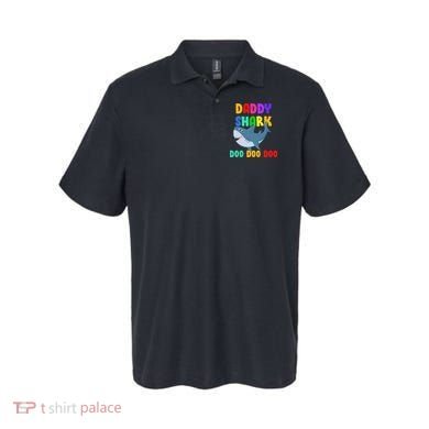 Colorful Daddy Shark Doo Doo Doo Polo