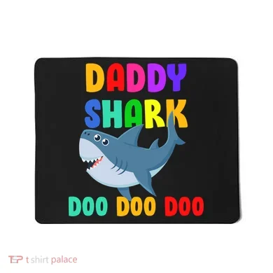 Colorful Daddy Shark Doo Doo Doo Mousepad