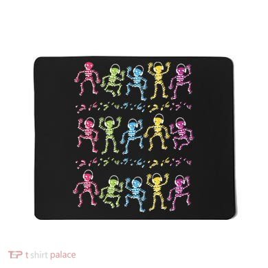 Colorful Dancing Skeletons Headphones Mousepad