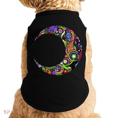 Colorful Demilune Half Moon Doggie Tank