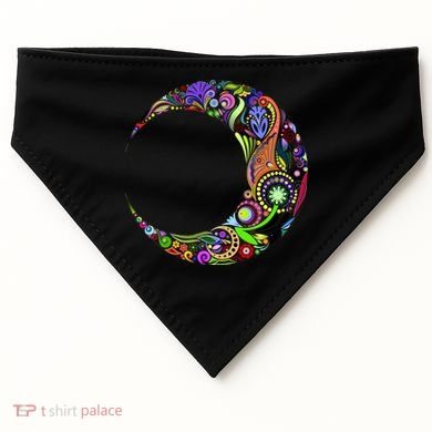 Colorful Demilune Half Moon USA-Made Doggie Bandana