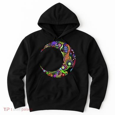 Colorful Demilune Half Moon Hoodie