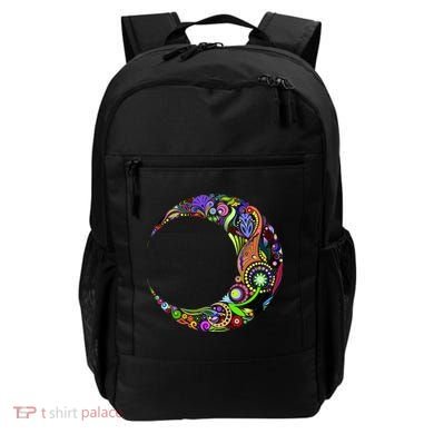 Colorful Demilune Half Moon Backpack