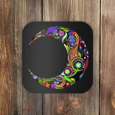Colorful Demilune Half Moon Coaster