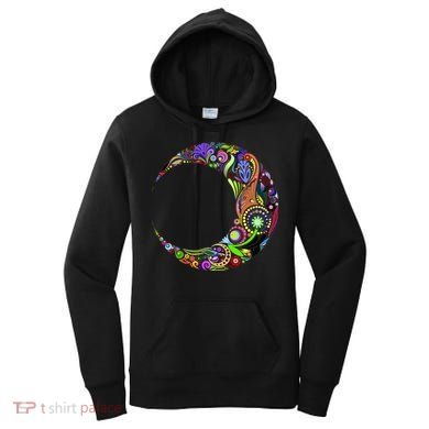Colorful Demilune Half Moon Women's Hoodie