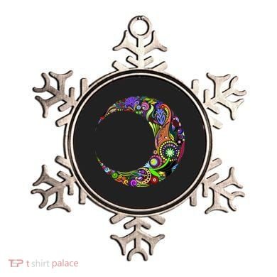 Colorful Demilune Half Moon Ornament
