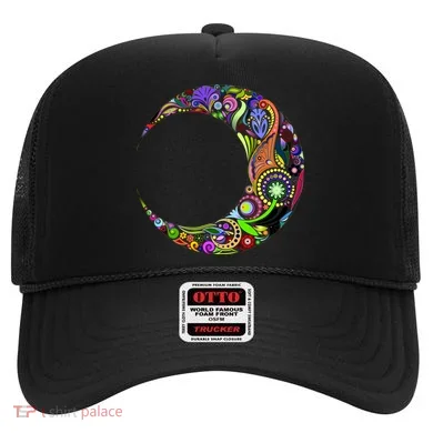 Colorful Demilune Half Moon Hat